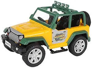 Centy Toys Plastic Pull Back Safari Car, 1 Pull Back Vehicle, Multicolour