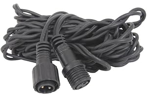 lyyt Outdoor String Light Extension Cable, Black