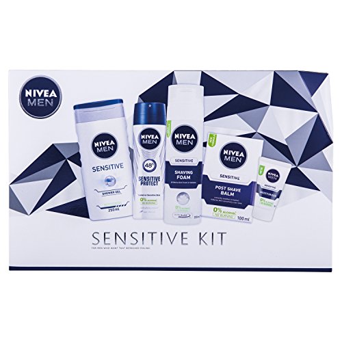 Nivea Men Sensitive Kit, 5-Piece Gift Set