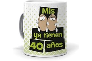 mundohuevo Taza Mis huevos ya tienen 40 años version