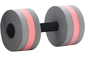 DJOWYH Pesas para ejercicios acuáticos, mancuernas de espuma EVA, pesas flotantes para terapia de agua, fitness en piscina, entrenamiento acuático