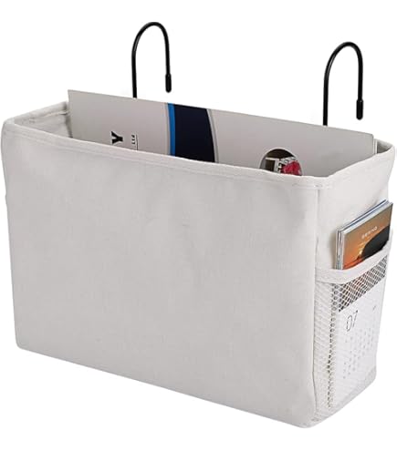 Portaoggetti Da Letto Scatola Di Stoccaggio Con Ganci, Con Ganci Rimovibili, Cestino Porta Sospeso, Organizzatore Per Letto Sospeso In Plastica, Per Ufficio, Scuola, Dormitorio, Letto A Castello, Verde Oggetti Per Letto