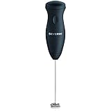 Handheld Milk Frother: Black, Battery driven