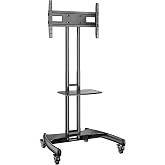 Ergosolid NB AVA1500B tekerlekli ayak, ayarlanabilir, 45,5 kg'a kadar LCD/LED/Plazma TV i&ccedil;in, siyah