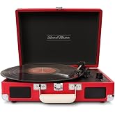 Record Master T310ch Şarj ve Bluetooth &Ouml;zellikli Pikap - 33, 45, 78 (T310CH Kırmızı)