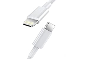 NEBITE Câble USB C vers Lightning 1 m [certifié Apple MFi] Chargeur rapide pour iPhone 14 14 Pro Max 13 Pro Max 12 11 X XS XR 8 Plus, iPad, AirPods Pro 1 m
