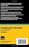 Image de Vocabulaire Français-Portugais pour l'autoformation. 3000 mots