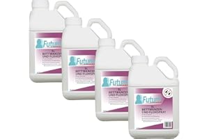 ‎FUTUM Futum 4x5L Anti-Bettwanzen-Spray | Flohspray, hochwirksames Bettwanzen Mittel auf Wasserbasis, fleckenfrei, geruchsarm, ohne ätzende Eigenschaften und Treibgase, mit Schnell- und Langzeitwirkung