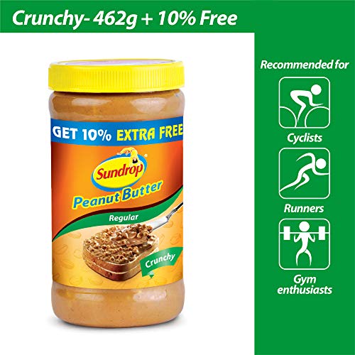 Sundrop Peanut Butter Crunchy, 462g +46g Free = 508g