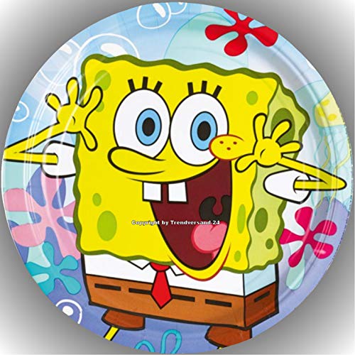 Preisvergleich Produktbild Premium Esspapier Tortenaufleger Spongebob T34