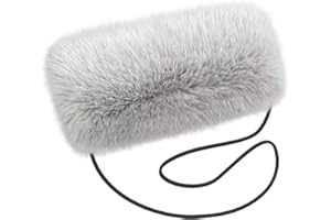 iSpchen Plüsch Handwärmer Handmuff Kunstpelz Muff für Warme Hände Riemen Muff Handwärmer Damen Herren Kinder Handmuff Winter Dicke Plüsch Warme Handwärmer Damen Kunstpelz Handwärmer Winter Hand Muffs