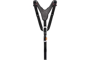 SOB Climbing Harness Shoulder Harness, Adjustable Shoulder Harness with Carabiner, Compatible with Climbing Harnesses