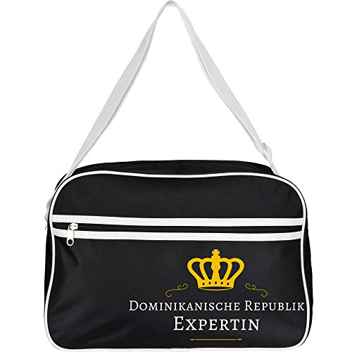 Preisvergleich Produktbild Retrotasche Dominikanische Republik Expertin schwarz