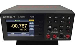 VOLTCRAFT VC-655 BT Multimetro da tavolo digitale CAT I 1000 V, CAT II 600 V Display (Counts): 55000