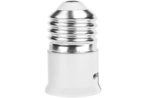 NOPEILVI Adopteur ES vers Ses, convertisseur de Douille E27 B22, vis Petit Adaptateur à baïonnette Base Lampe pour Ampoules LED (Blanc), Blanche