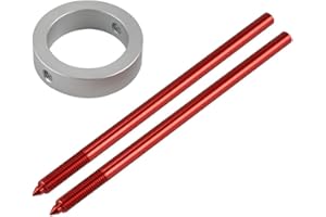 NICECNC Rot Universal Motorrad Gabelfeder Kompressor Werkzeug Gabelfeder Kompressor Reparatur Werkzeug CNC Aluminium Motorrad Zubehör Compatible with Kawasaki,Honda,Yamaha,Ducati