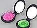 INHDBOX Folding Pocket Brush & Mirror Ladies Travel Hair Pocket Size Handbag