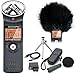 Produktbild Zoom H1 MB Matte Black Stereo Recorder MP3 Wave + APH-1 Zubehörset + KEEPDRUM Fell-Windschutz WSBK