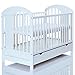 Baby Cot Bed LASSE white 120x60 maden of solid pine with XXL Drawer
