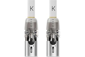 KIWI 2 Ricambio 2 Pod Low Liquid Reminder con Sistema Child Proof per Sigaretta Elettronica KIWI 2, no E-liquid (Clear)
