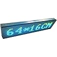 AL-QURAISH P10 Led Running/Scrolling Programable Text Message Display Board WI-FI (RGB, 7INCH. × 25 INCH)
