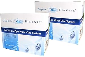 AQUA FINESSE Aquafinesse Umweltfreundliche Whirlpool-Wasserpflege, sanft zu Ihrer Haut, 2 Stück