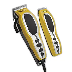 Wahl 79520-3101 Groom Pro Hair Cutting Kit Yellow/Black, 22-Count