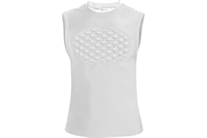 Topeter Baseball Chest Protector Shirt for Youth Kids, Heart Guard Sternum Protection Tank Tops for Goalies Catchers