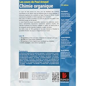 Les cours de Paul Arnaud - Cours de Chimie organique - 19e édition: Cours avec 350 questions et exercices corrigés Livre en Ligne - Telecharger Ebook