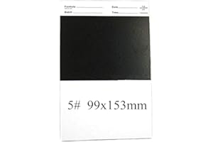 MXBAOHENG 100pcs Relative Hiding Power Test Card Black and White Lattice Paper Opacity Covering Power Test Card Coating Proofing Cardboard for Reflectance Meter 100 x 155mm #5