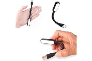 CABLING®Lampe LED USB, Mini Lumière USB Flexible, Lampe Clavier pour Ordinateur Portable/PC, Lampe de Lecture USB, Petite Lampe de Livre (noir)