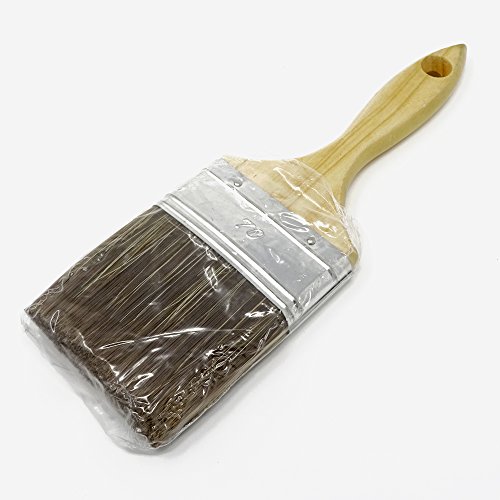 SBS Malerpinsel 70mm 3 Stück Profi Qualität Pinsel Flachpinsel Flächenstreicher Farbpinsel - 2
