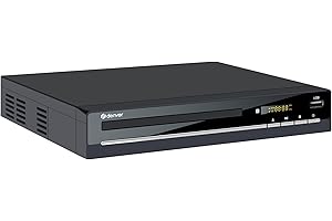 Denver DVH-7787 Reproductor DVD para TV con HDMI y USB | Region-Free | Escalado Full HD 1080p | Compatible con DVD, CD, AVI, JPEG | Dolby Digital | Mando a Distancia Incluido