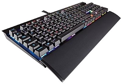 Corsair CH-9101012-FR K70 LUX RGB Claiver Mécanique Gaming (Cherry MX Brown, Rétro-Éclairage RGB Multicolore, AZERTY) Noir