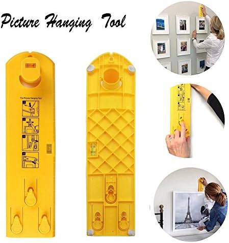 FIGHTART Picture Hanging Tool Picture Hanger Frame Hanging Tool for Marking Position and Measuring the Suspension and Horizontal Wall of the Roof