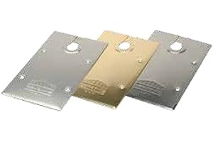 SEVAX SAINT GOBAIN Plaque de recouvrement standard 309x180 mm SEVAX acier inox brossé - WA759303