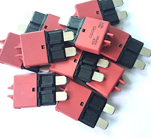 10 pcs 28V DC 10Amp Resettable ATC Circuit Breakers car 28V DC circuit breaker 10Amp manual reset circuit breaker