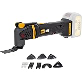 CAT DX41B 18Volt K&ouml;m&uuml;rs&uuml;z Profesyonel &Ccedil;ok Ama&ccedil;lı Devir Ayarlı Raspalama+14 Adet Aksesuar (Ak&uuml; Dahil Değildir)