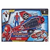 Marvel Spider-Man Far From Home - Véhicule Spiderjet et figurine - Jouet Spider-Man