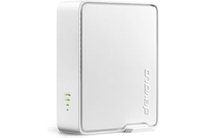 devolo Répéteur WiFi 6 5400 WiFi - Jusqu'à 5400 Mbit/s - Amplificateur WiFi, répéteur WiFi, 2 x Gigabit LAN - Point d'accès Wi-FI - Blanc