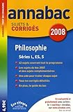 Philosophie L, ES, S : Sujets et corrigés