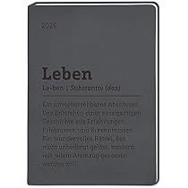 Terminplaner 2026 Lederlook Hellblau A6 - Taschenkalender Mit Wochenübersicht & Lesebändchen
