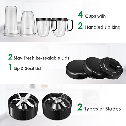 Aicook Smoothie Maker Standmixer Mixer Smoothie Mixer Mit 4 Bpa Freien Tritan Trinkflasche 2 Edelstahlklingen 900w Blau Aicook Smoothie Maker Standmixer Mixer Smoothie Mixer Mit 4 Bpa Freien Tritan Trinkflasche 2 Edelstahlklingen 900w Blau