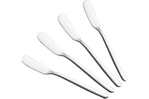 BONHHC Cuchillo de Mantequilla de Acero Inoxidable Cuchillo para Mantequilla/Acero Inoxidable/ 1.7 * 16.6 cm /Herramientas de desayuno /plateado