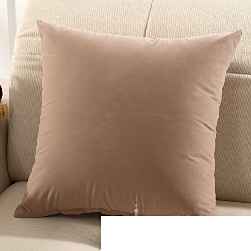 Plain solid color sofa cushions/Bed pillow cover/Lumbar support office/Bed pillow-H 58x58cm(23x23inch)VersionA