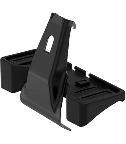 Thule 710600 Kit Pour Barres De Toit Sans Pieds - Compatible Véhicules Avec Toit Standard - Noir