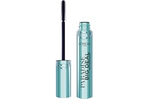 L'OREAL PARIS L'Oréal Paris Big Deal Mascara Volumizzante, Adatto a Occhi Sensibili, +100% Volume e Lunghezza Senza Grumi, Formula Modulabile e Stratificabile per Impatto Super, Waterproof, 9,4ml