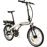 Mit einem Faltmaß von 78 cm x 40 cm x 68 cm und einem Gewicht von 21,6 kg lässt sich das E-Bike überallhin transportieren.