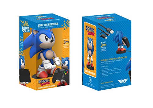 Collectable Sonic The Hedgehog Cable Guy Device Holder Works with PlayStation and Xbox Controllers and All Smartphones - PlayStation 4 [Edizione: Regno Unito]