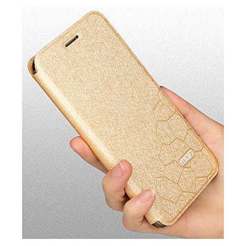 Oro Estilo de f  tbol Cuero de la PU Funda Flip Case TPU Silicona Back Cover y Protector de Pantalla Para Xiaomi Redmi Note 4 Vooway   MA00327